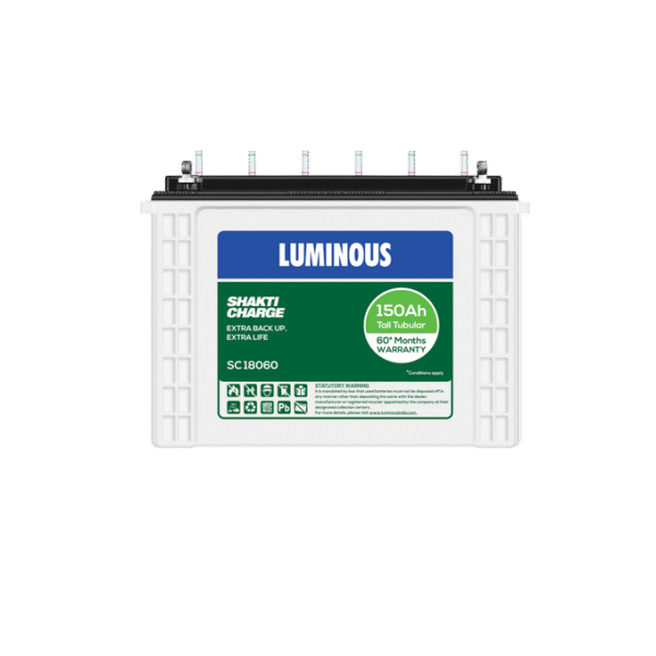 Luminous Shakti Charge 18060 Tall Tubular Battery